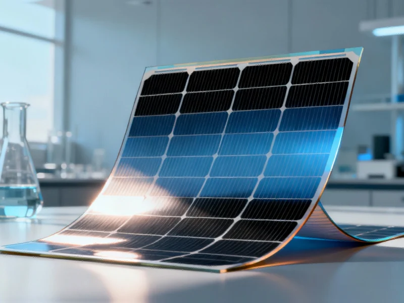 PEARL: Revolutionising solar energy with flexible perovskite solar cells