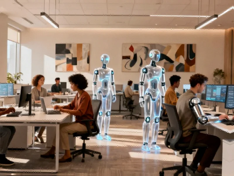 Tech Leaders Predict Hybrid Workforce Era as AI Agents Join Corporate Teams