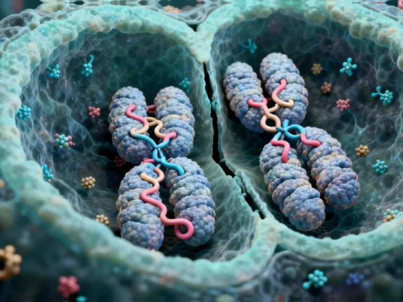 In a surprising discovery, scientists find tiny loops in the genomes of dividing cells